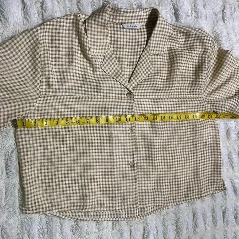 HOLZWEILER Women’s Cropped Oversized Shirt - Picture 11 of 12